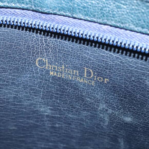 DIOR Shoulder Bag Leather Navy - Picture 11 of 16